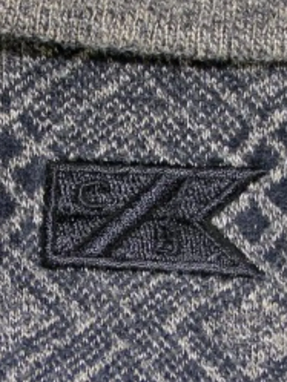 CUTTER & BUCK Tan with Black Striping Knit Pullover Shirt 100% Cotton Size M - Picture 3 of 4
